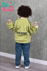 SSN040924-14 طقم شتوي تقيل مبطن بالكامل ( جكيت + بنطلون جينز مبطن )