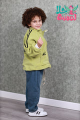 SSN040924-14 طقم شتوي تقيل مبطن بالكامل ( جكيت + بنطلون جينز مبطن )