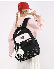 Pa060825-1B شنتة مدرسية خامة مكفولة طبية ضد الماء مناسبة من خامس ل الصف الثاني عشر