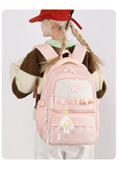 Pa060825-1B شنتة مدرسية خامة مكفولة طبية ضد الماء مناسبة من خامس ل الصف الثاني عشر