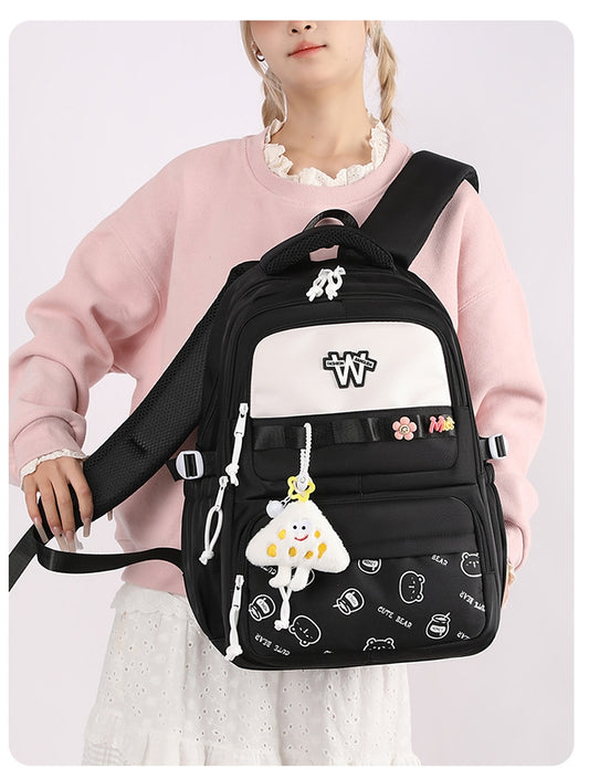 Pa060825-1B شنتة مدرسية خامة مكفولة طبية ضد الماء مناسبة من خامس ل الصف الثاني عشر