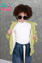 SSN040924-14 طقم شتوي تقيل مبطن بالكامل ( جكيت + بنطلون جينز مبطن )