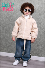 SSN040924-14 طقم شتوي تقيل مبطن بالكامل ( جكيت + بنطلون جينز مبطن )