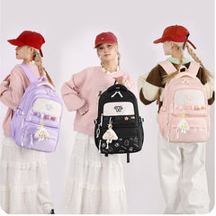 Pa060825-1B شنتة مدرسية خامة مكفولة طبية ضد الماء مناسبة من خامس ل الصف الثاني عشر