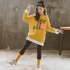 AO0519-79 بدلة رياضية عصرية قطنية ( بلوزة + فيزون) جودة ممتازة