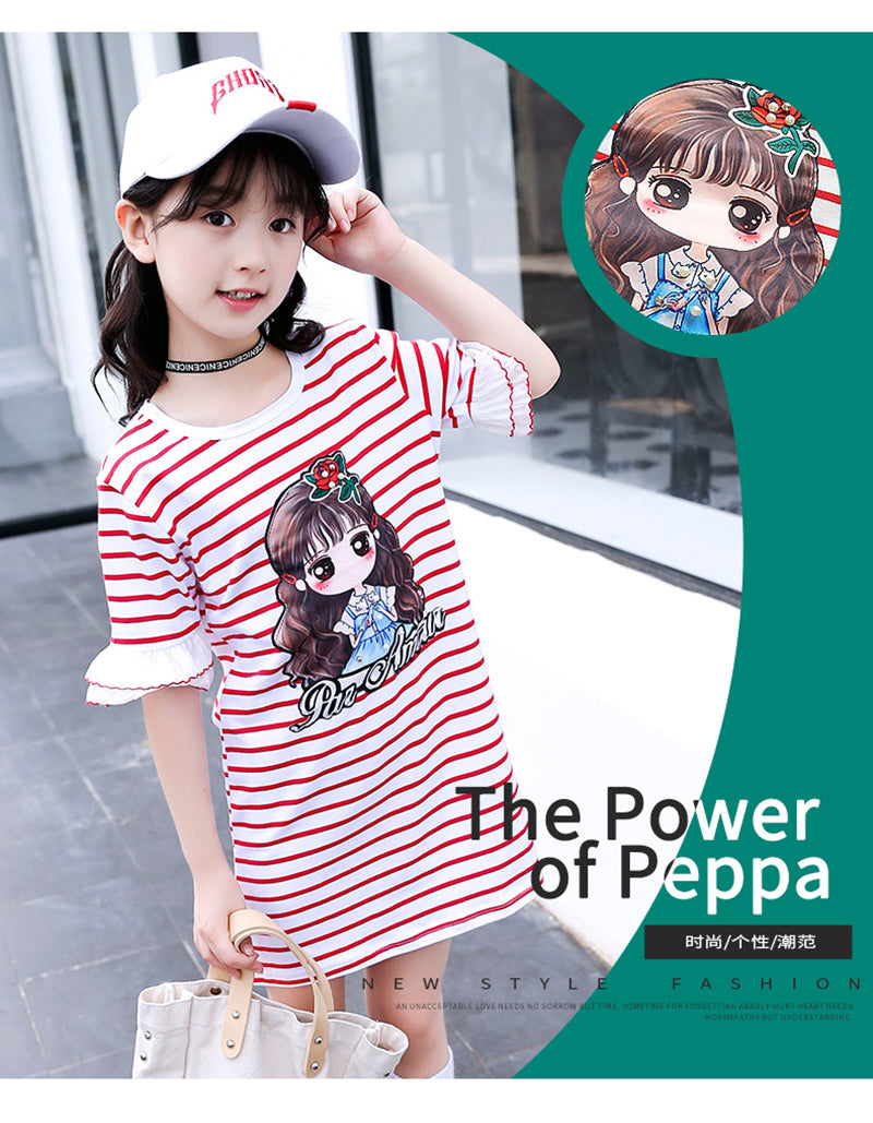 SD-2746G فستان صيفي قطني